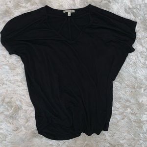 Cut out neck detail t shirt